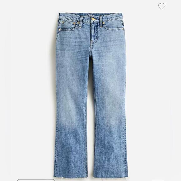 J.Crew Tall 9" demi-boot crop jean in Ruby wash - Picture 4 of 5